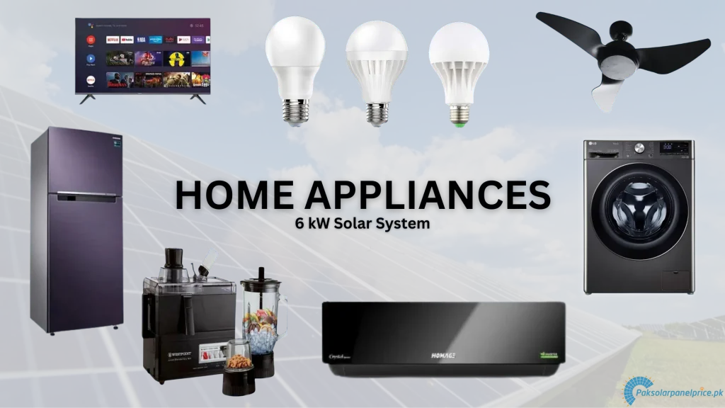 6 kW Solar System Price in Pakistan 2 6 kw solar system home appliances